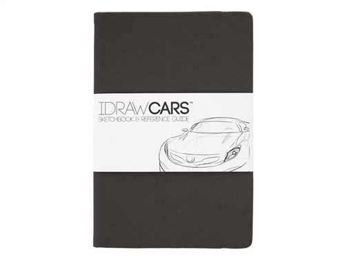 I DRAW CARS Sketchbook Reference Guide 8.5x6x0.5 inches