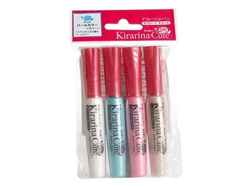 Kirarina Cute 4pc Pearl Scented Pen Set