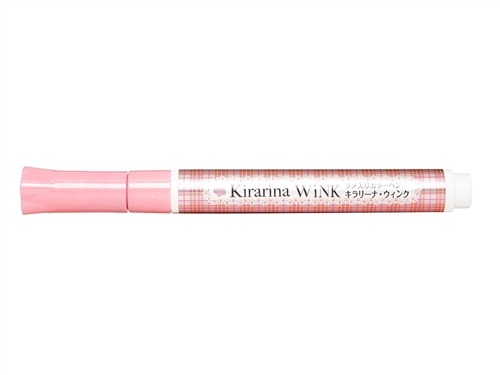 Kirarina Wink Baby Pink Glitter Pen