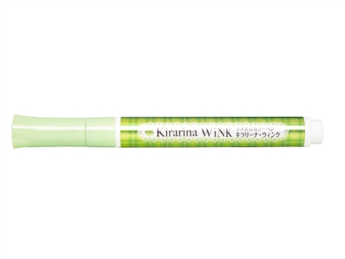 Kirarina Wink Lime Green Glitter Pen