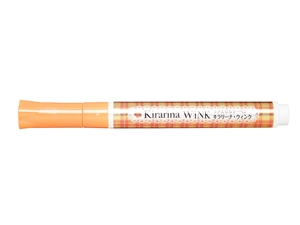 Kirarina Wink Orange Glitter Pen