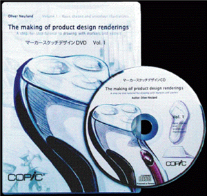COPIC - The Making of Product Design Rendering DVD - Volume 1