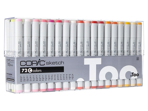 Copic Sketch Markers: 72 Color Set C