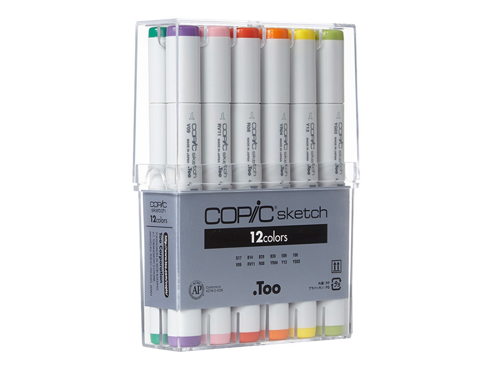 COPIC COPIC Ciao Marker Set 12 couleurs