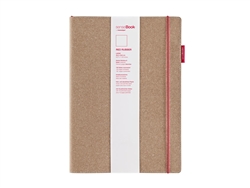 senseBook 8x11 Red Rubber Blank