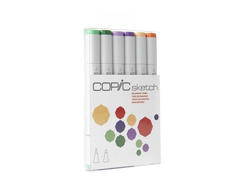 Copic Sketch 6 Marker Set - Earth Essentials