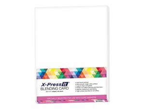 X-Press Blending Card 8.5 x 11 inches Letter Size White [125 Sheet Count]