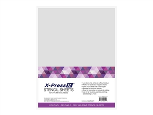 X-Press It Stencil Sheets 8.5 inchx11 inch (4 sheets)