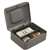ProSource TS0037 Cash Box, 7-7/8 L x 6-1/4 W x 3-1/2 H in Exterior, Steel, Combination Lock, 3-Compartment