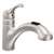 Moen Renzo Glacier CA87316SRS Kitchen Faucet, 1.5 gpm, 1-Faucet Handle, Stainless Steel, Stainless Steel, Deck Mounting
