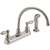 Delta Peerless Claymore Series P299575LF-SS Kitchen Faucet, 1.8 gpm, 2-Faucet Handle, Stainless Steel, Deck