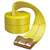 Keeper 04926 Winch Strap, 4 in W, 30 ft L, Polyester, Yellow