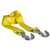 Keeper 02825 Emergency Tow Strap, 12,000 lb, 2 in W, 25 ft L, Hook End, Yellow