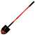 Razor-Back 45000 Shovel, 8-3/4 in W Blade, Steel Blade, Fiberglass Handle, Long Handle, 48 in L Handle