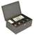 ProSource TS814-3L Cash Box, 11-1/2 L x 7-5/8 W x 4-3/8 H in Exterior, Keyed Lock, 6-Compartment