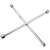 ProSource JL-AT-TGCW10123L Lug Wrench, Hex Socket, 11/16, 3/4, 13/16 and 7/8 in Socket, 20 in L, Carbon Steel