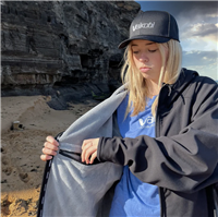 Vaikobi Beach Coat Black/Grey, Buy at Paddle Dynamics