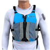 SALE, VAIKOBI V3 OCEAN RACING PFD LIFE JACKET - FLURO CYAN/GREY  at Paddle Dynamics