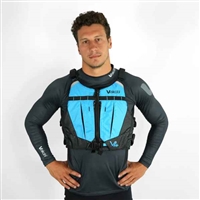 NEW VAIKOBI V4 OCEAN RACING PFD LIFE JACKET - FLURO CYAN at Paddle Dynamics
