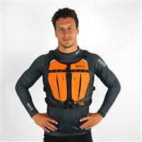 NEW VAIKOBI V4 OCEAN RACING PFD LIFE JACKET - FLURO ORANGE at Paddle Dynamics