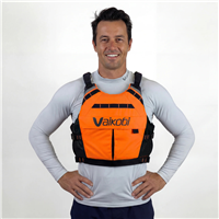 **SALE**. NEW Vaikobi VXPII Race Vest PFD / Life Jacket - Fluro Orange/Black at Paddle Dynamics
