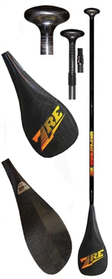 ZRE Power Surge Carbon SUP Paddle, buy now at Paddle Dynamics, your high performance paddle expert.