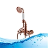 Hospitality Contemporary Wall Mount Bathroom Hand-Held Shower with Faucet
