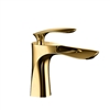 Hotel Design Gold Copper Hotel Bathroom Sink Faucet