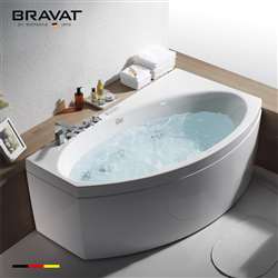 Hotel Bravat White Tub Shower Bathroom Bathtub