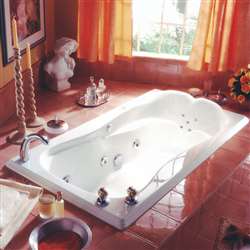 Contemporary Look White Bathroom Luxury Design Hotel Bathtub
