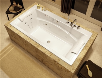 Brand New Standard White Rectangular Bathroom Luxury Design Hotel Bathtub