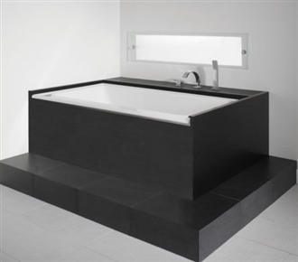 New Creative Modern Rectangular 60" x 32" Bathroom Hospitality Bathtub 