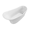 Modern Original Oval Acrylic 63" x 29" x 31" Freestanding Bathroom Bathtub