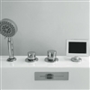 Modern Technology Touchscreen 71" x 35" x 36" Whirlpool Bathroom Bathtub