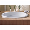 Relaxation Drop-In 65" x 35" x 21" White Bathroom Bathtub