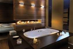 Luxury Hotel DesignElegant 72" x 42" White with Integrated Arm Seat Bathroom Hotel Bathtub