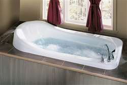 Hospitality Design Beach Hotel 66" x 36" x 27" Drop-In Soaking Bathroom Bathtub