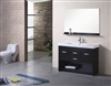 Fontana Unique Solid Oak Wood 48" Single Cabinet Set Bathroom Sink