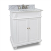 Best Hotel Bathroom Traditional Single 30" Marble Surface White Finish Bathroom Sink