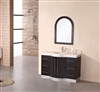 Best Hospitality Modern Element 48" Single Bathroom Sink with Cabinet Set Mirror