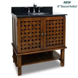 Hospitality Traditional Wide Solid Wood 31" Bathroom Sink