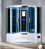 Fontana Unique Technology Corner Wall Steam Shower with Multi-Functional Control