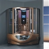 Fontana Luxury Large Arc Fan-Shaped Private Massage Steam Bath