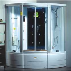 Hospitality SPA Stylish Multi Functional Tempered Glass Hydro Massage Shower Cabin