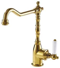 Contemporary Design Brass Luxury Gold Color Kitchen Faucet