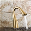 Commercial Brushed Gold Touchless Automatic Sensor Hands Free Faucet by Fontana