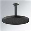 Fontana St. Gallen Round Rain Shower Head with MasterClean Spray Face in Oil Rubbed Bronze Finish