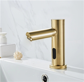 Fontana Solo Commercial Automatic Brushed Gold Touchless Sensor Faucet