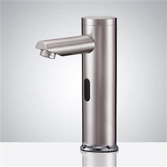 Solo Commercial Brushed Nickel Automatic Touchless Sensor Faucet