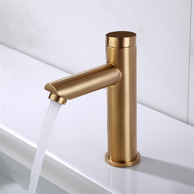 Solo Gold Tone Touchless Motion Activated Sink Faucet